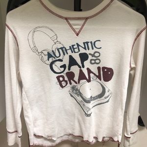 GAP Kids Boys Stretchy Tee Small WHITE